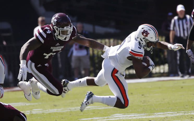 Leo Lewis was Mississippi State’s second-leading tackler in 2016. (AP Photo/Rogelio V. Solis)