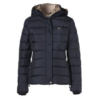 Navy quilted coat by GANT