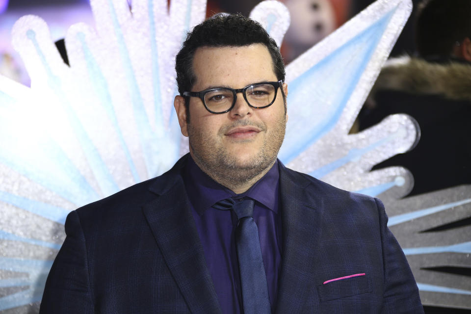 Voice actors Josh Gad poses for photographers upon arrival at the European premiere of 'Frozen 2', in central London, Sunday, Nov. 17, 2019. (Photo by Joel C Ryan/Invision/AP)