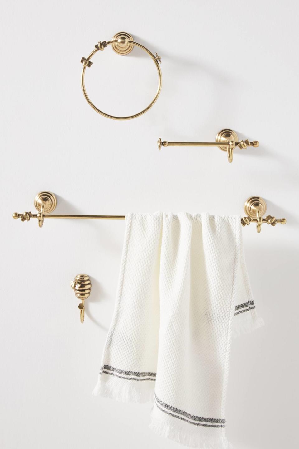 27) Bumblebee Towel Bar