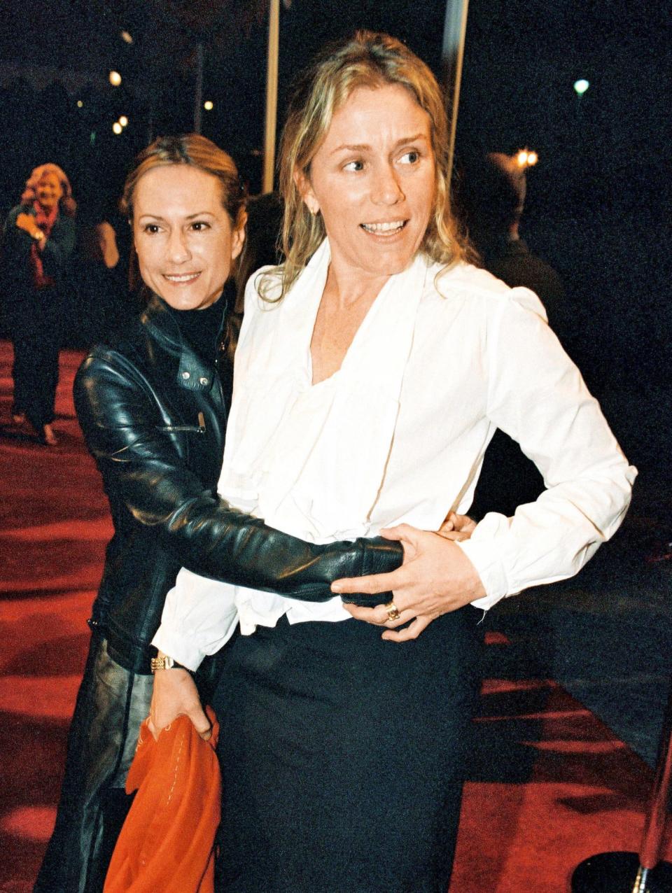 <p>The actress and Frances McDormand (here in 2000) first met on a trip to Yale in 1981 and later became roommates in the Bronx. "We stayed there for a couple of years and then went out to Silver Lake in Los Angeles and rented a place together. We're still buddies," says Hunter.</p>