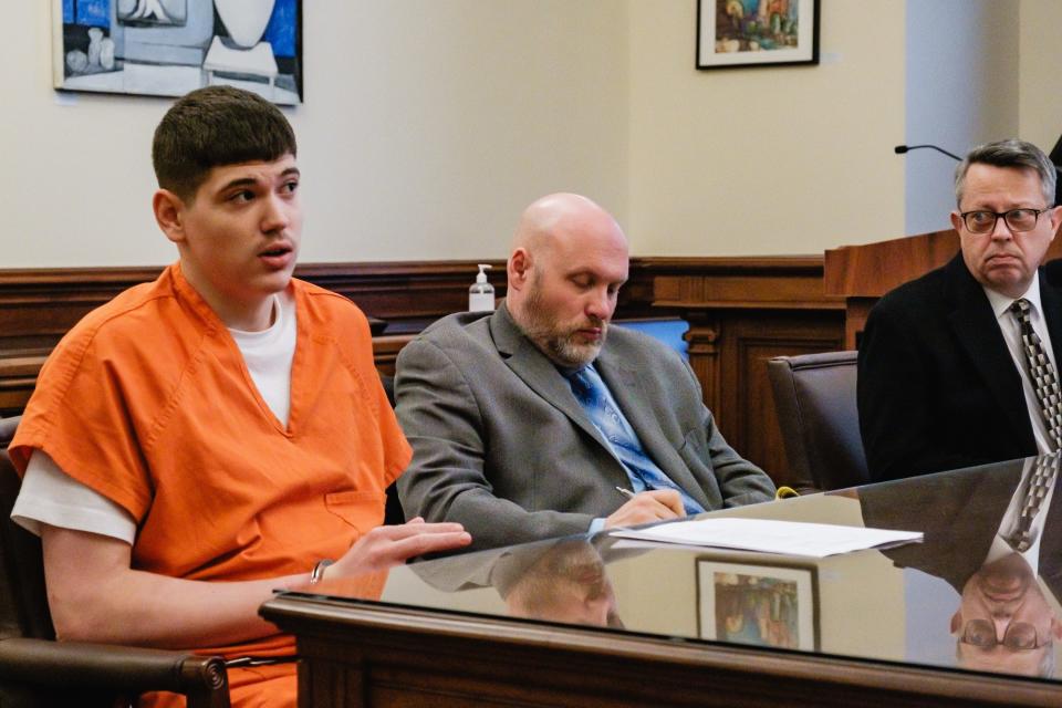 Gavin T. Kurtz appeared before Judge Michael Ernest Tuscarawas County Common Pleas Court on Tuesday for a plea change. He originally pled not guilty to charges related to a drive-by shooting from October 2023, including attempted murder, felonious assault and improper handling of firearms in a motor vehicle. He will be sentenced on May 7.