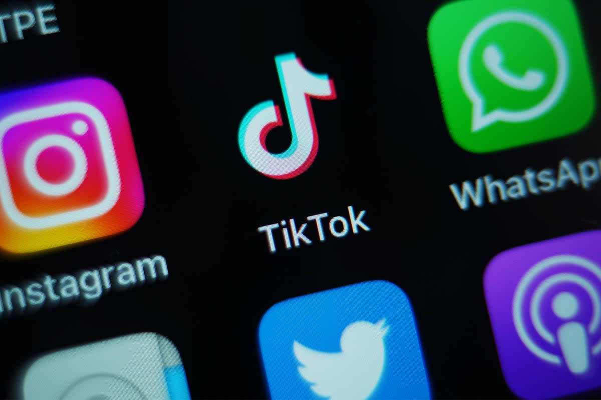 Montana has banned TikTok over data concerns (Yui Mok / PA)