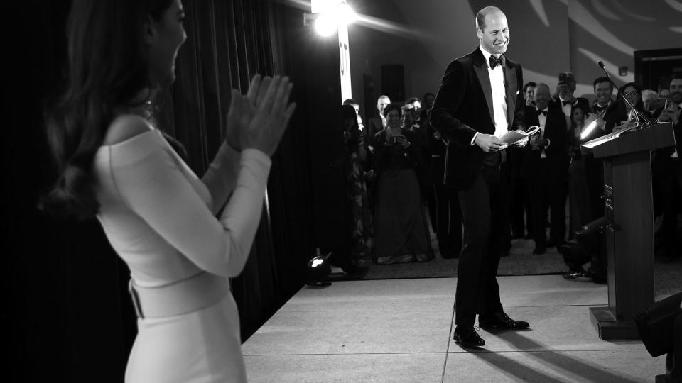 kate middleton and prince william at the earthshot prize 2022