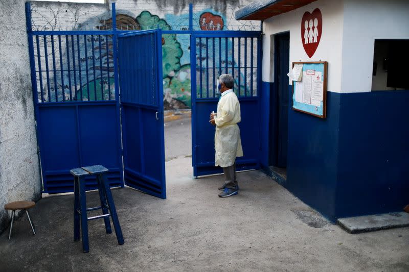 Venezuelan students return to school after COVID-19 closures, in Caracas