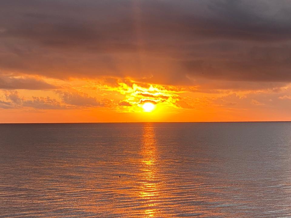 Sunrise at Bald Point in Franklin County.