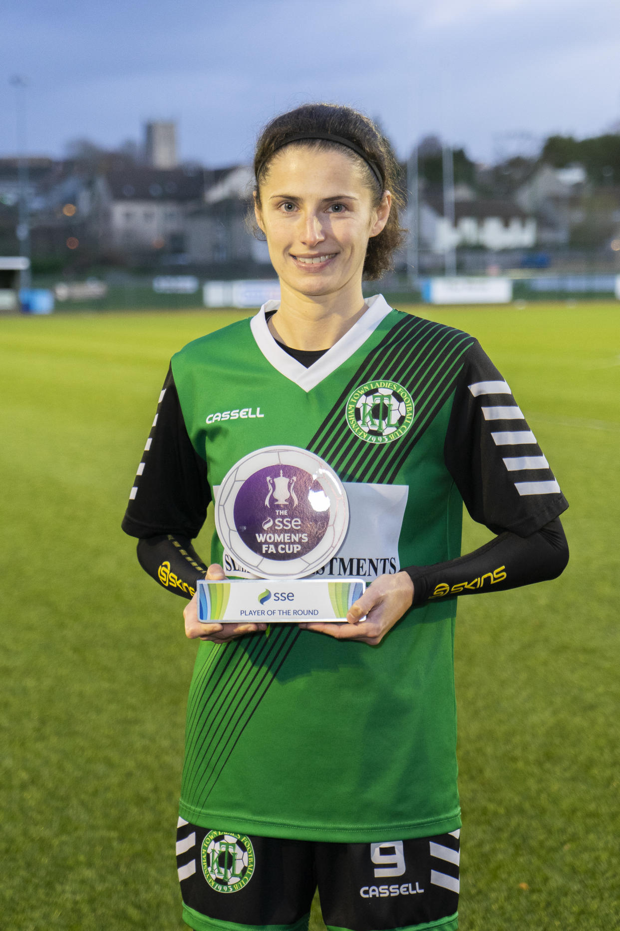 Kerry Bartlett picked up the award for her four goals