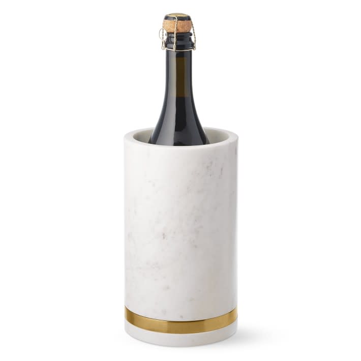 4) Marble & Brass Wine Chiller