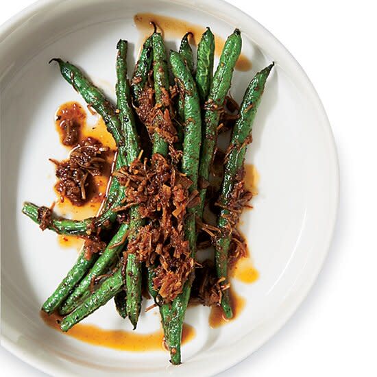 Blistered Green Beans with XO Sauce