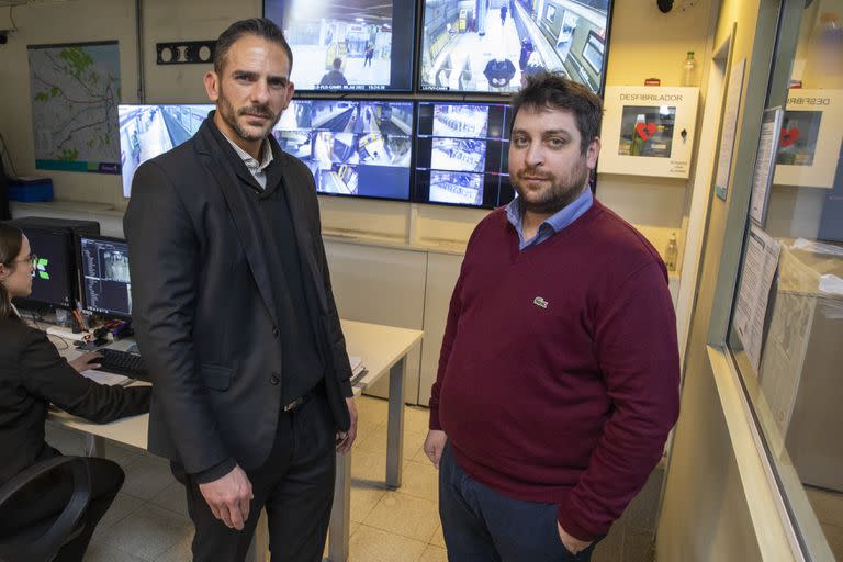 Guillermo Carlos Moreno y Nicolás Boaglio, los responsables de la seguridad en el subte y de quienes depende el GEA