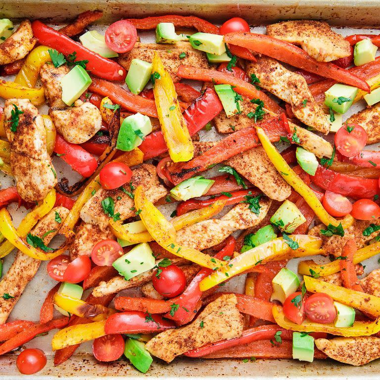 Sheet Pan Chicken Fajitas