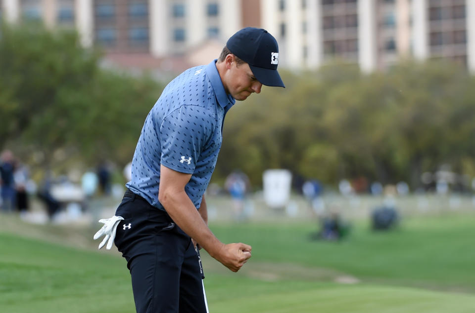 Jordan Spieth at the 2021 Valero Texas Open