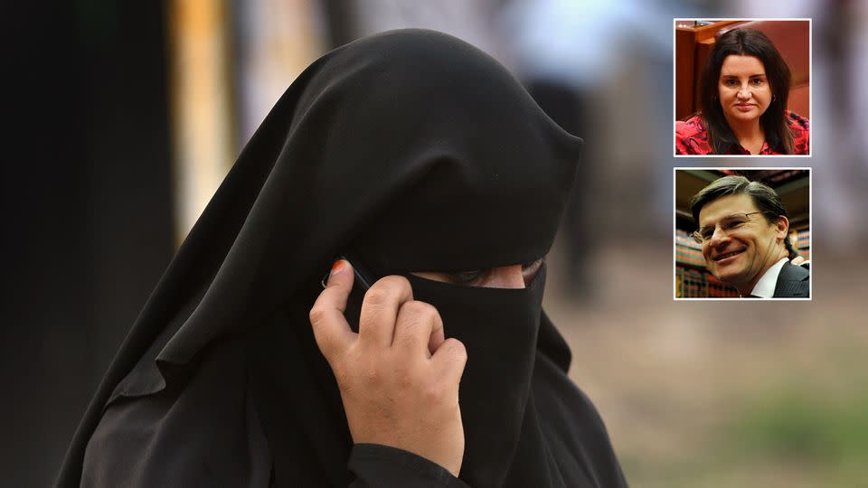 MP Jonathan O'Dea said no face coverings should be allowed in public. Source: Getty Images
