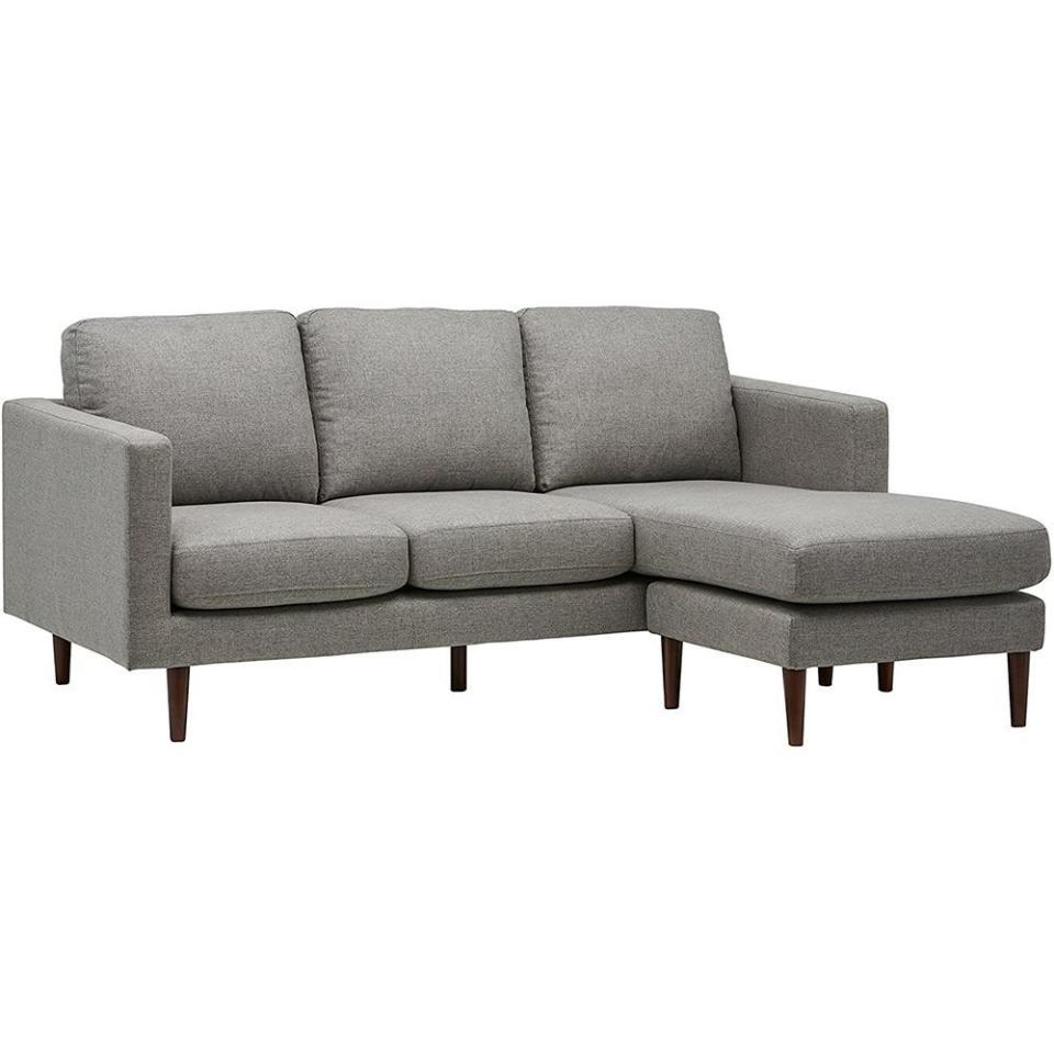 7) Revolve Modern Upholstered Sofa With Chaise