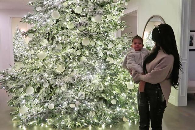 Kylie Jenner is 'getting excited' for Christmas as she shares a peek at  presents under her tree