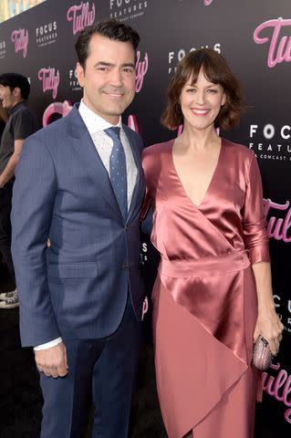 <p>Kevin Winter/Getty </p> Ron Livingston and Rosemarie DeWitt