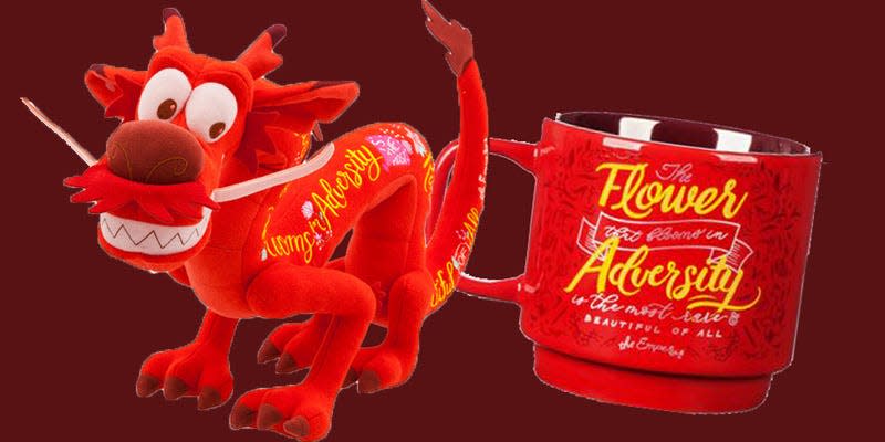 mushu mug plush disney store february