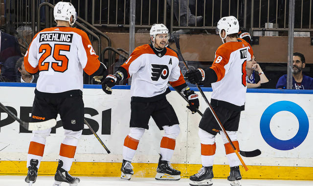 After giving up 9 goals, Flyers beat NHL-best Rangers: 'We can lean on that'  - Yahoo Sports