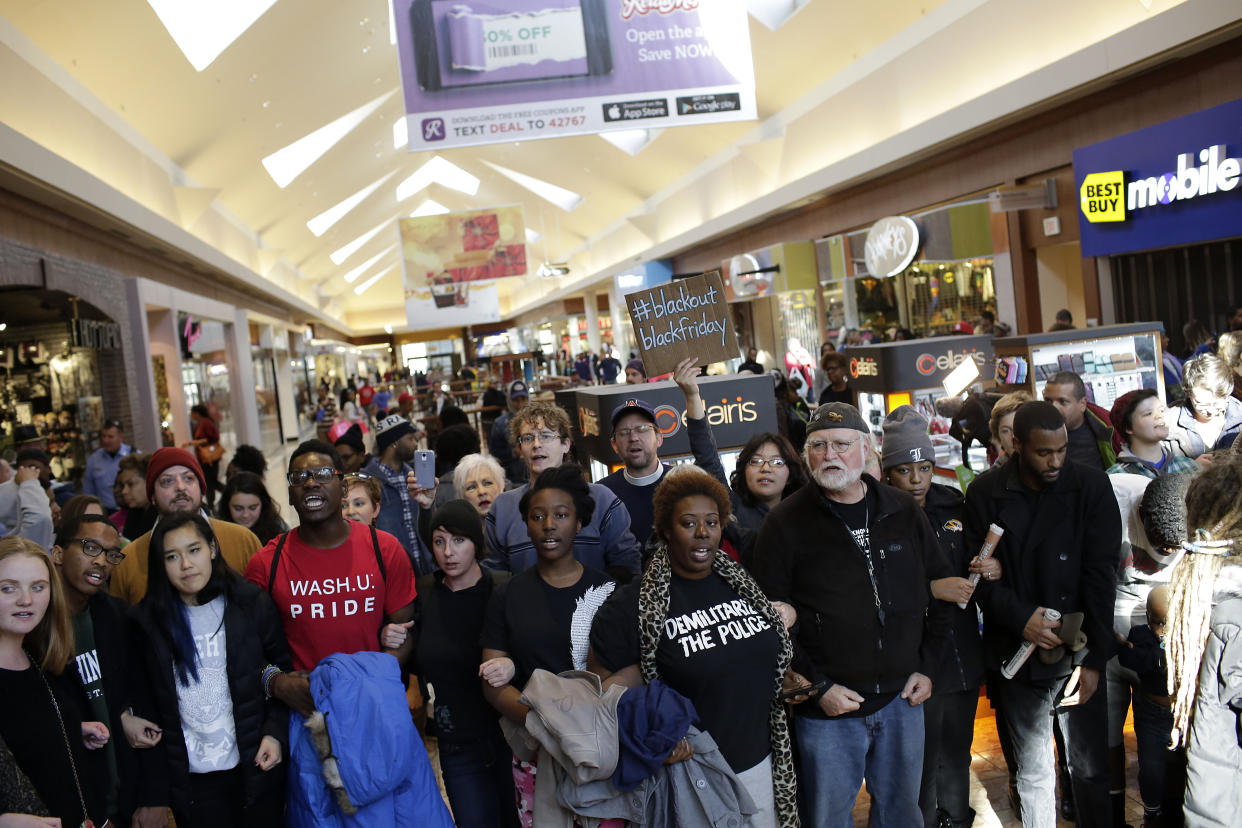 Local leaders are calling for a boycott of Target,&nbsp;Schnucks Markets, the St. Louis Galleria and other stores.&nbsp; (Photo: Joshua Lott via Getty Images)