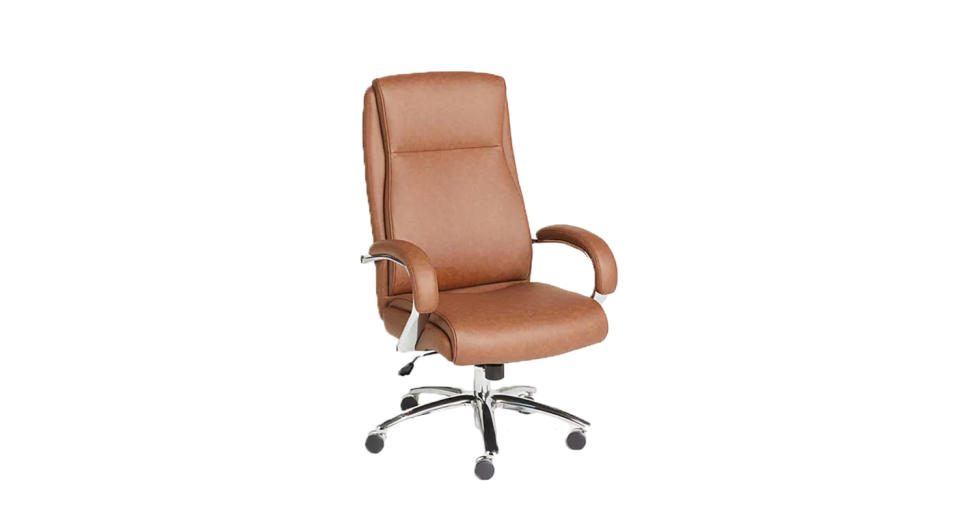 John Lewis Ratio Faux Leather Office Chair, Tan
