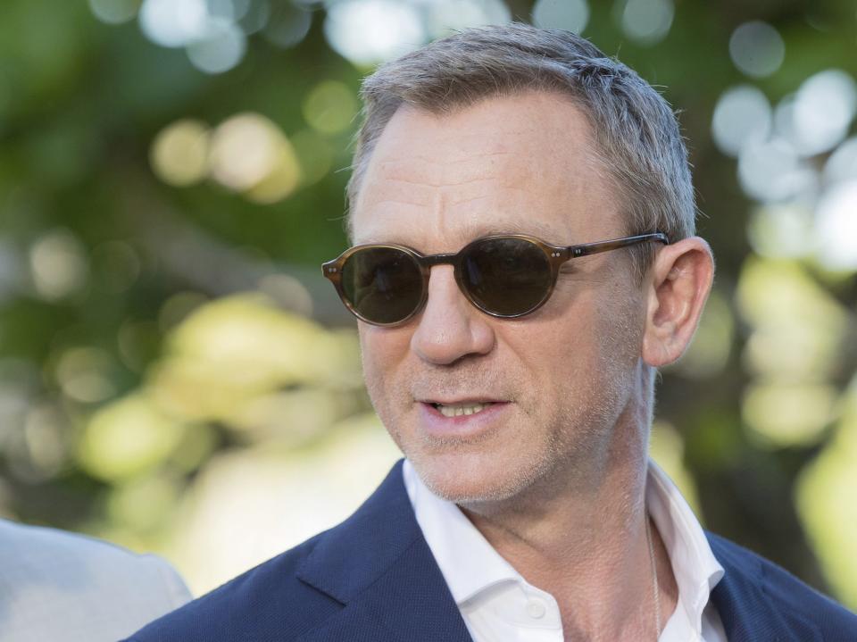 Daniel Craig bei der PR-Veranstaltung für “Bond 25” in Jamaica (Bild: AP Photo/Leo Hudson)