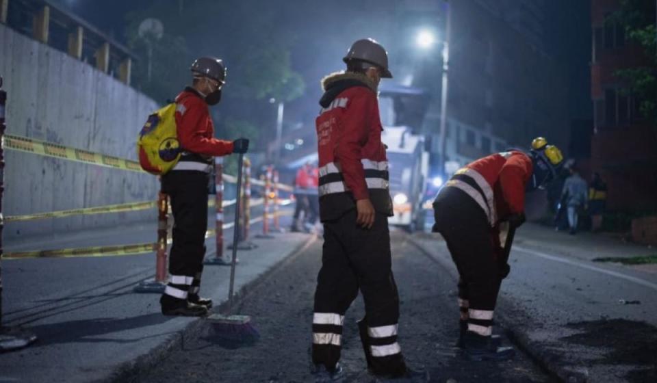 Cierre en la Av. Calle 100 por obras del IDU. Imagen: IDU.