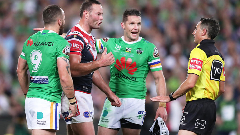 A string of refereeing controversies, notably in the NRL Grand Final, will be the NRL's biggest challenge.