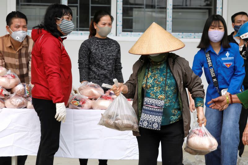 FILE PHOTO: Coronavirus disease (COVID-19) outbreak in Hanoi