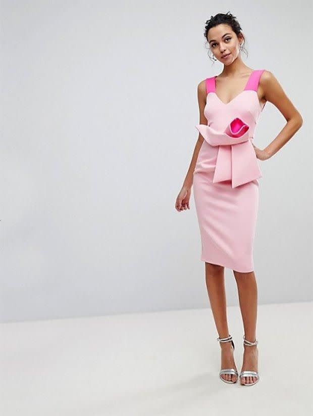 It's described as an origami bow. Photo: ASOS