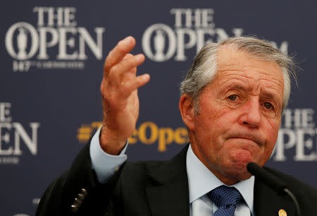 Golf - The 147th Open Championship - Carnoustie, Britain - July 18, 2018 Gary Player during a news conference REUTERS/Andrew Yates