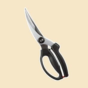 OXO Good Grips Spring-Loaded Poultry Shears, Black
