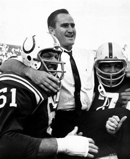 Don Shula started his coaching career with the Colts.
