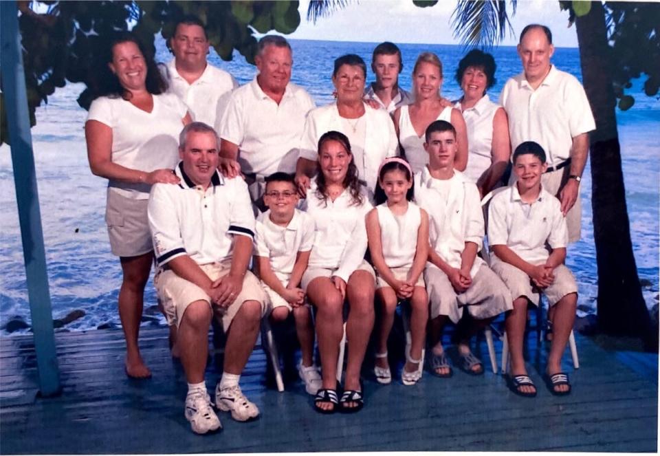 The Lydon family of Quincy with John 'Jack" Lydon Jr. third from left.