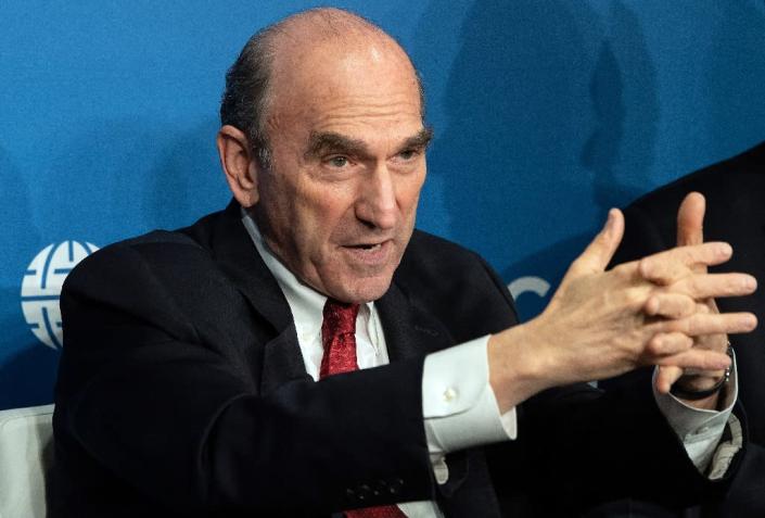 Elliot Abrams, the US envoy leading the effort to oust Venezuelan President Nicolas Maduro, says the country can start to recover economically if its government changes (AFP Photo/NICHOLAS KAMM)