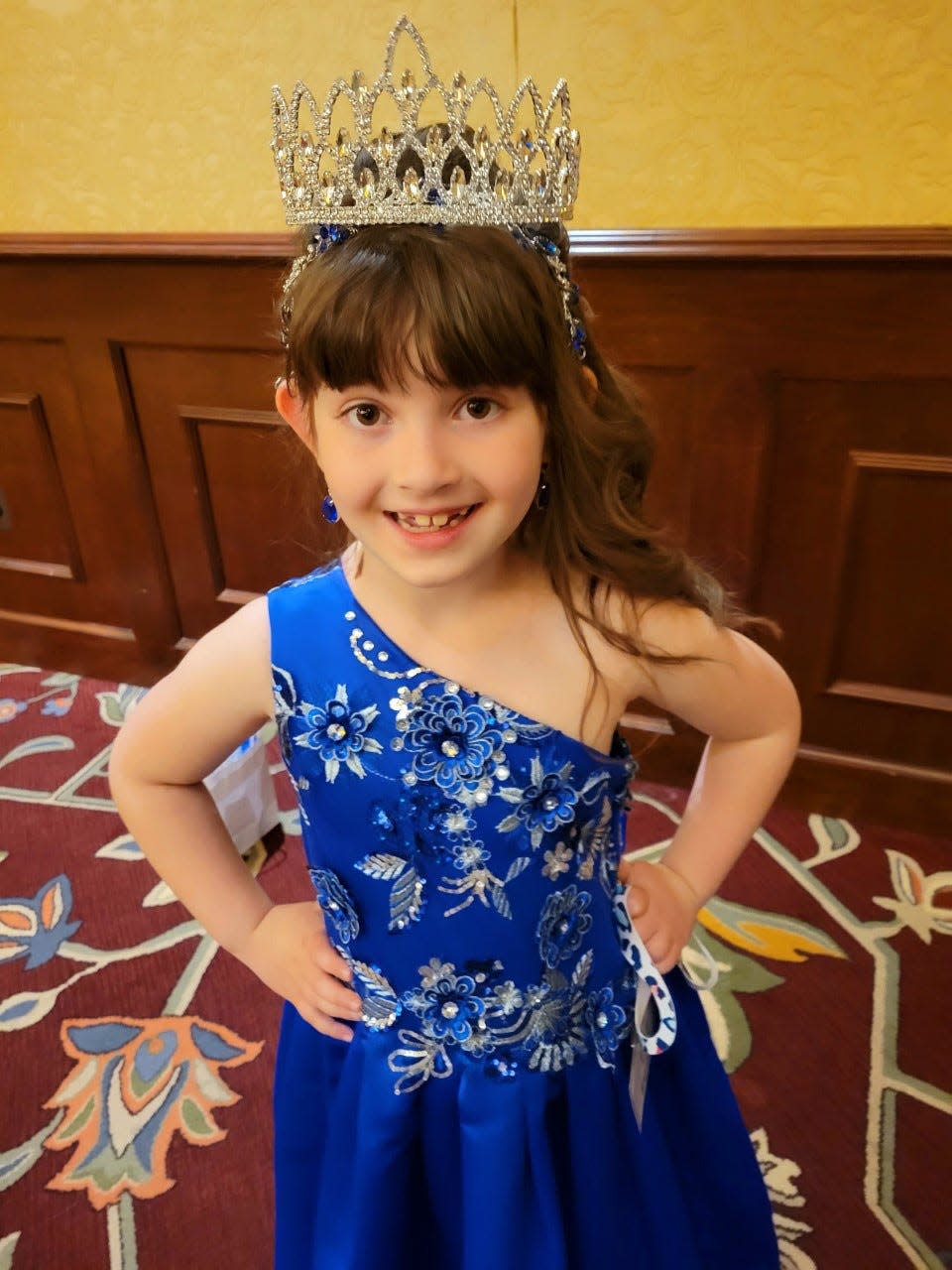 Eight-year-old Eden Victoria Shannon, of Kingston, won the title of Little Miss Massachusetts on March 27.