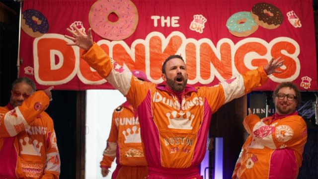 Ben Affleck in Dunkin' Donuts' Super Bowl commercial
