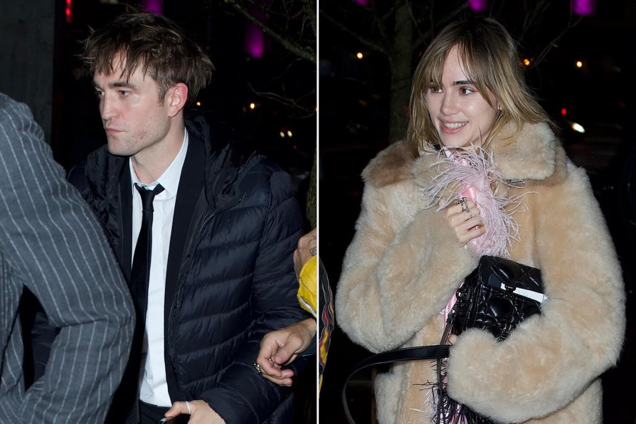 Robert Pattinson And Suki Waterhouse Meet Up With Friends At Silver Lining Lounge at Moxy LES