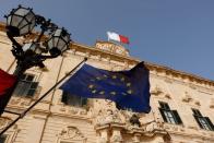 PM Abela and Finance Minister Caruana hold a news conference, in Valletta