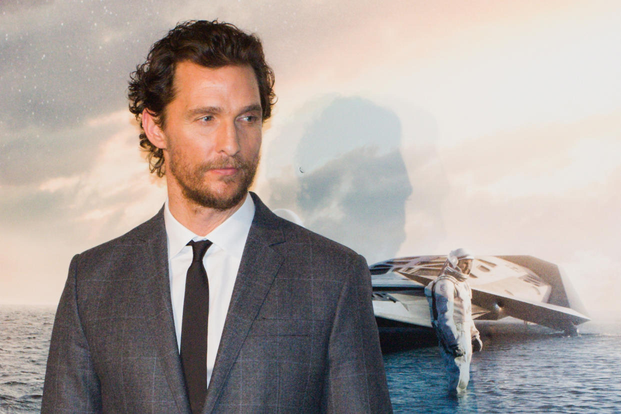 WASHINGTON, DC - 5 DE NOVIEMBRE: El actor Matthew McConaughey asiste al estreno de 