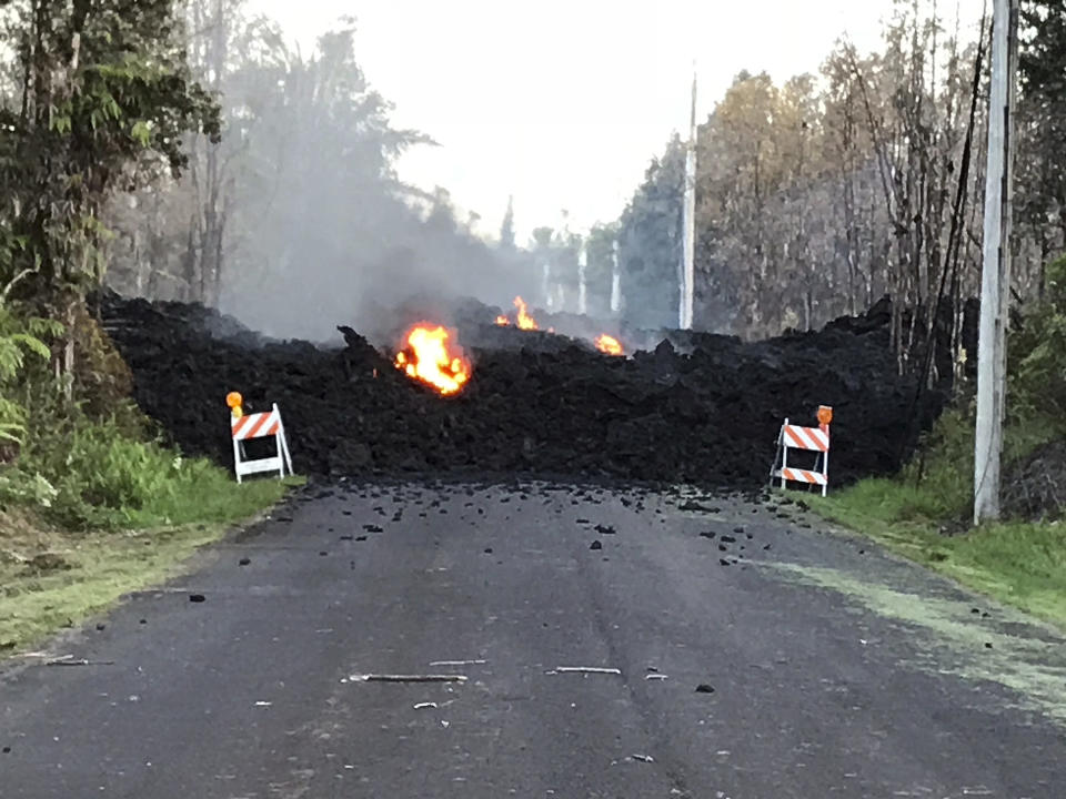 FOTOS | La gigantesca fuente de lava del Kilauea