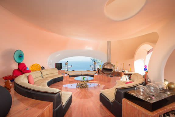 <p>In 1992, fashion designer Pierre Cardin bought the Bubble Palace as a vacation home. (Christie’s International Real Estate) </p>