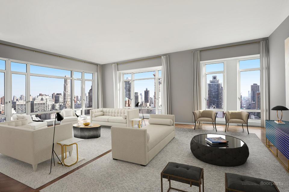 A 520 Park Avenue condo is pictured. Photo credit: Compass.