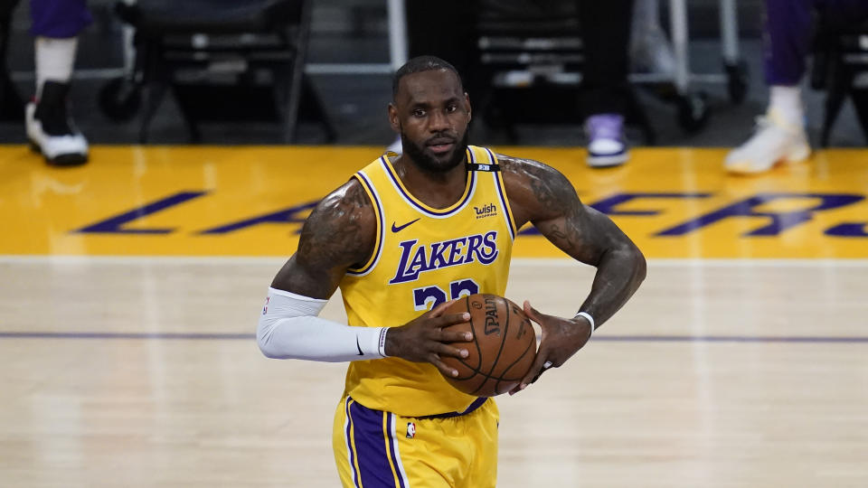 Los Angeles Lakers forward LeBron James