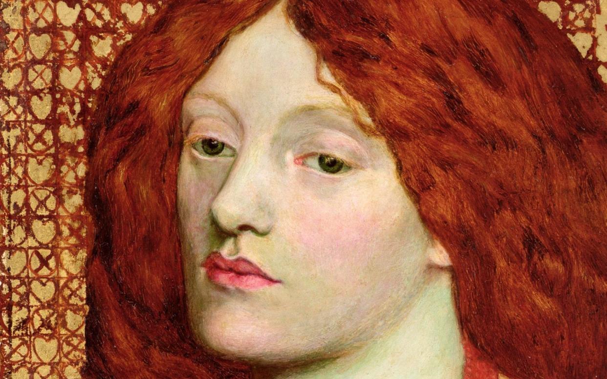 'He feeds upon her face by day and night': Rossetti's Regina Cordium is a portrait of Elizabeth Siddal painted a few months after their marriage - Bridgeman Images