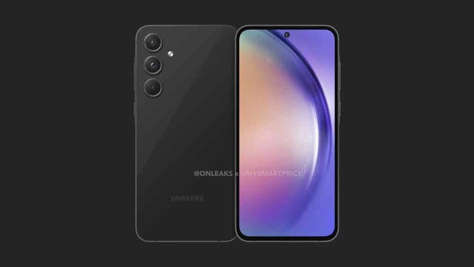 Galaxy a55 renders