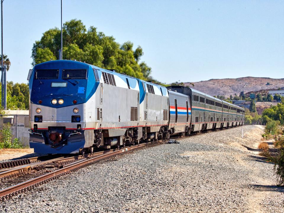 Amtrak train