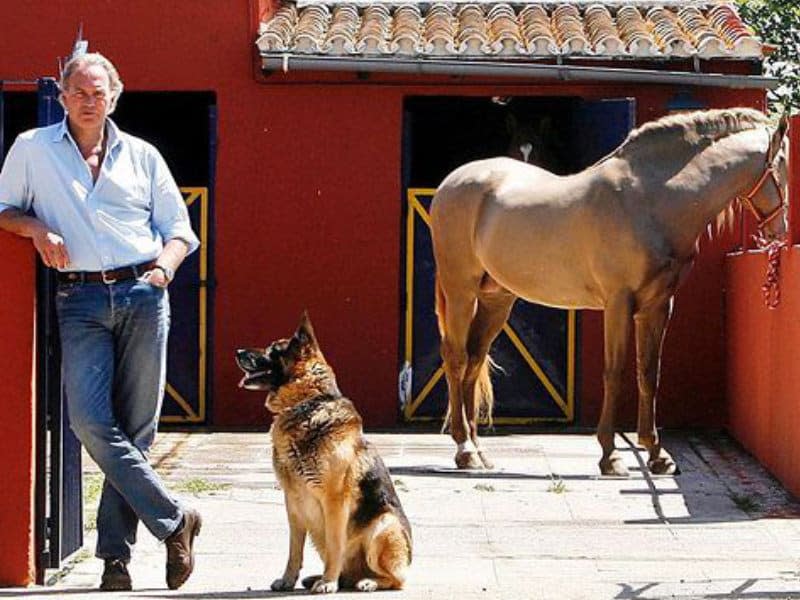 Caballeriza de la casa de Sevilla de Bertín Osborne