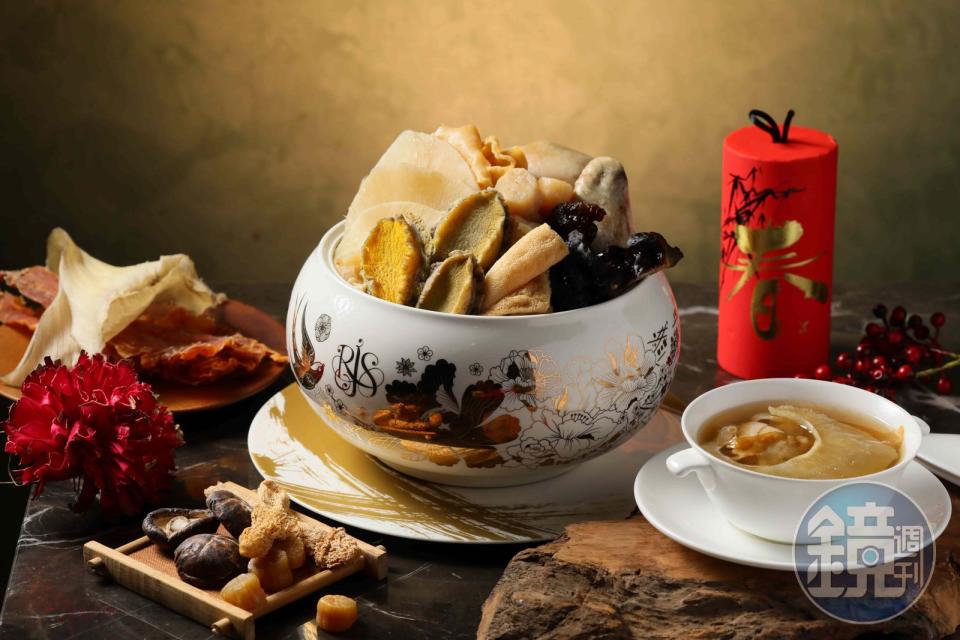 台北主打新派粵菜的時尚中餐廳「玖尹」，也為今年農曆過年送上多道團圓專屬精緻佳餚。