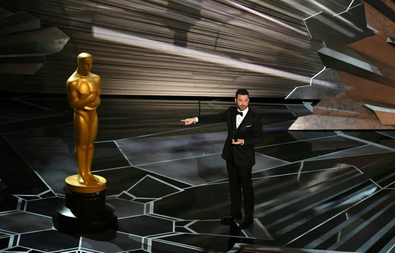 Comedian Jimmy Kimmel hosted the Oscars in 2017 and 2018 (seen here)