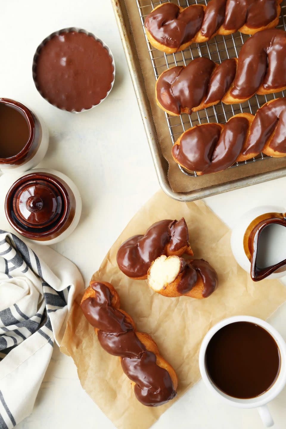 Chocolate Donut Twists